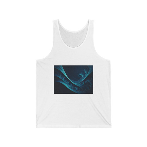 Fractal Harmony Wave - Unisex Jersey Tank