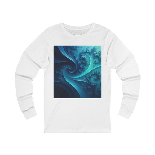 Fractal Harmony Wave - Unisex Jersey Long Sleeve Tee