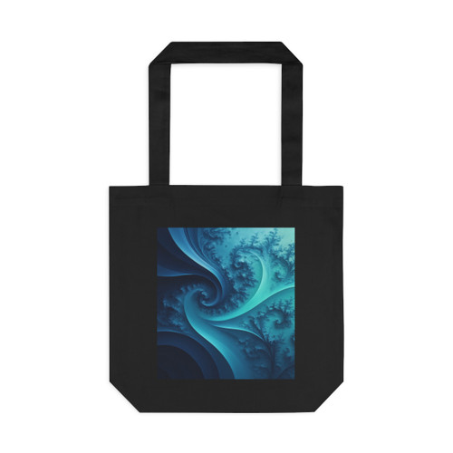 Fractal Harmony Wave - Cotton Tote Bag