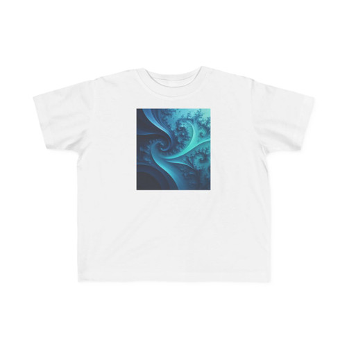 Fractal Harmony Wave - Toddler's Fine Jersey Tee