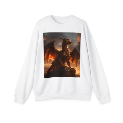 Golden Ember Leviathan - Unisex Drop Shoulder Sweatshirt Golden Ember Leviathan - Unisex Drop Shoulder Sweatshirt