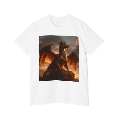 Golden Ember Leviathan - USA-Made Unisex Short-Sleeve Jersey T-Shirt Golden Ember Leviathan - USA-Made Unisex Short-Sleeve Jersey T-Shirt