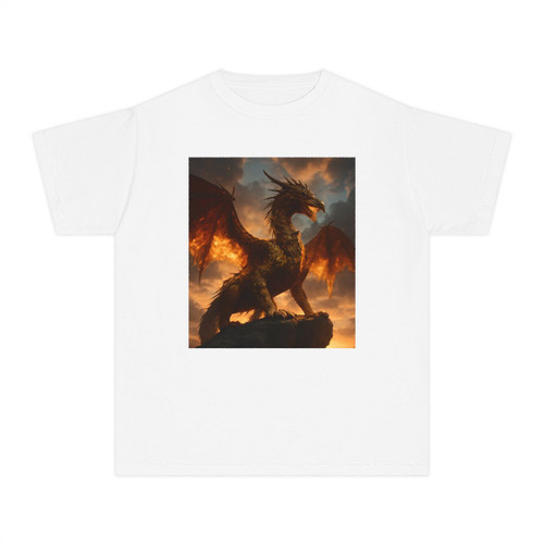 Golden Ember Leviathan - Youth Midweight Tee Golden Ember Leviathan - Youth Midweight Tee