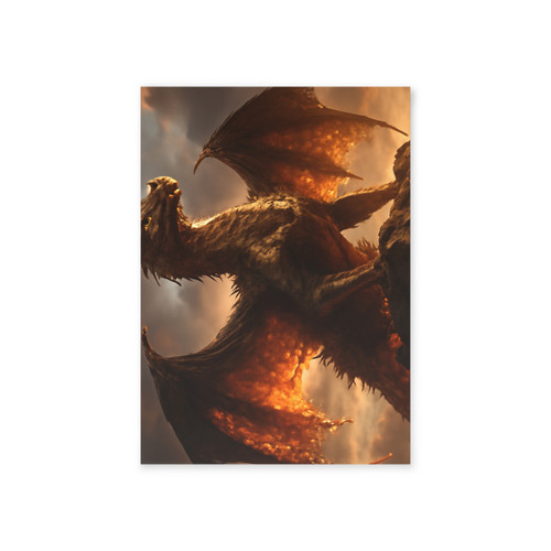 Golden Ember Leviathan - Holiday Cards (Two-sided print)