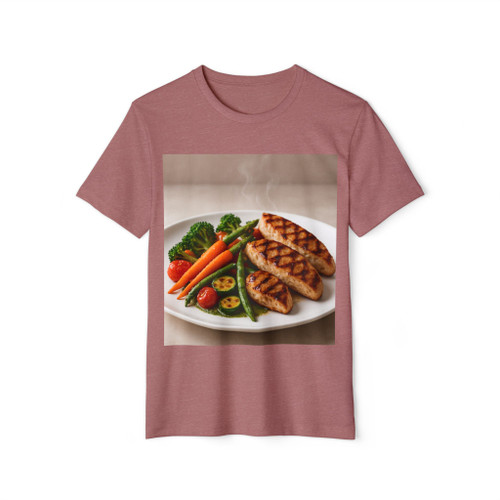 Gastronomic Elegance - Unisex Recycled Organic T-Shirt