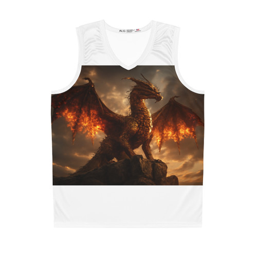 Golden Ember Leviathan - Basketball Jersey (AOP) Golden Ember Leviathan - Basketball Jersey (AOP)