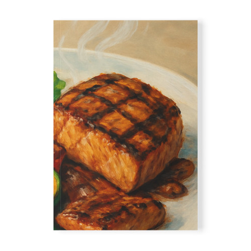 Gastronomic Elegance - Softcover Notebook, A5