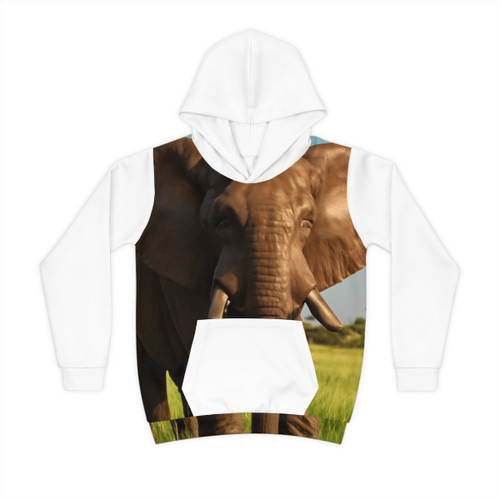 Majestic Elephant Spirit - Children's Hoodie (AOP)