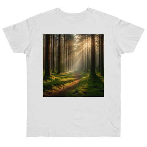 Whispering Pine Forest - Single Jersey T-shirt