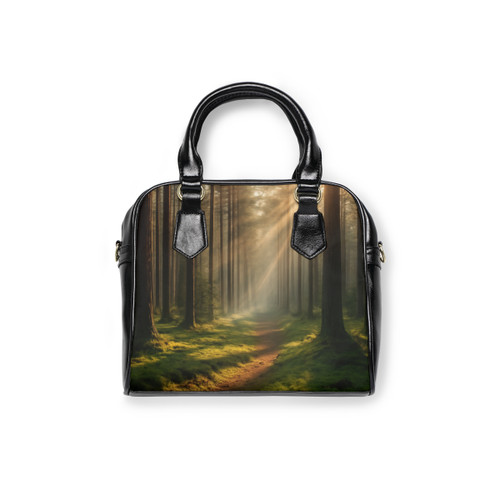 Whispering Pine Forest - Shoulder Handbag