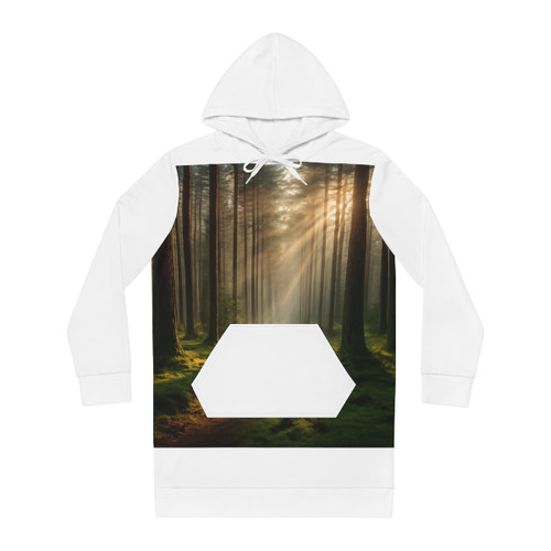 Whispering Pine Forest - Women's Hoodie Dress (AOP) Whispering Pine Forest - Women's Hoodie Dress (AOP)