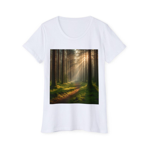 Whispering Pine Forest - Women's Organic Short Sleeve T-Shirt