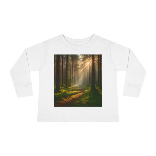 Whispering Pine Forest - Toddler Long Sleeve Tee