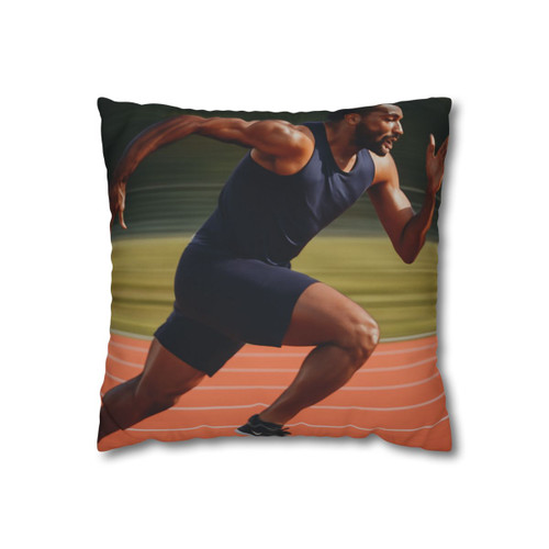Endurance Race Spirit - Square Poly Canvas Pillowcase