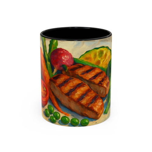 Gastronomic Elegance - Accent Coffee Mug (11, 15oz)