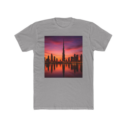 Dubai Twilight Mirage - Unisex Cotton Crew Tee