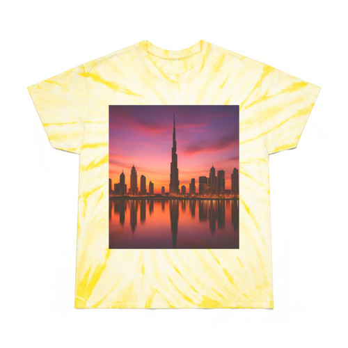 Dubai Twilight Mirage - Tie-Dye Tee, Cyclone