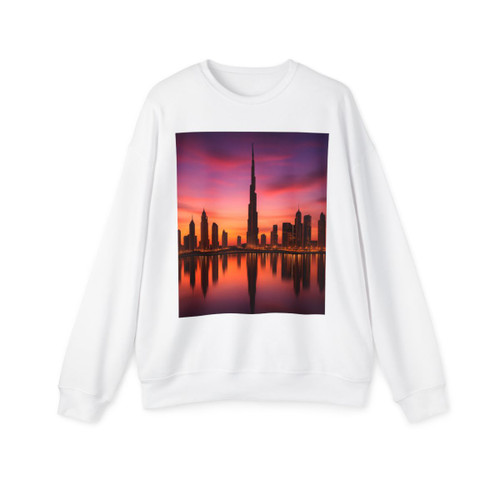 Dubai Twilight Mirage - Unisex Drop Shoulder Sweatshirt