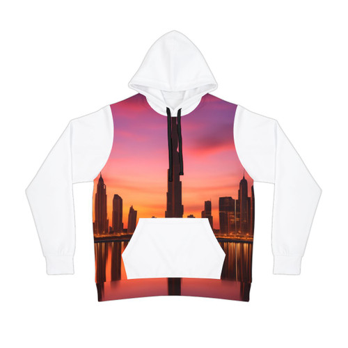 Dubai Twilight Mirage - Athletic Hoodie (AOP)