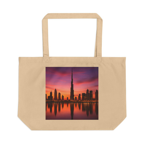 Dubai Twilight Mirage - Large Eco Tote