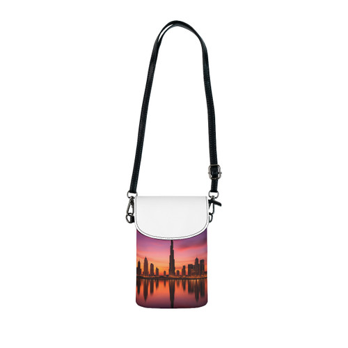 Dubai Twilight Mirage - Small Cell Phone Wallet