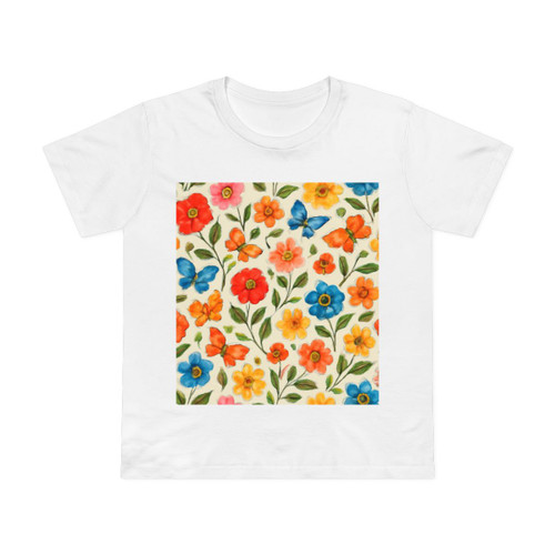 Whimsical Garden Play - Women’s Maple Tee 
