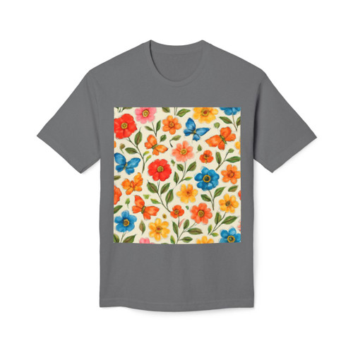 Whimsical Garden Play - Unisex Midweight T-shirt, Made in US