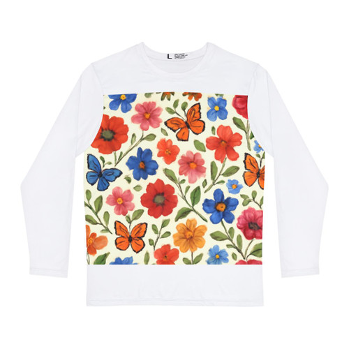 Whimsical Garden Play - Men's Long Sleeve Shirt (AOP)