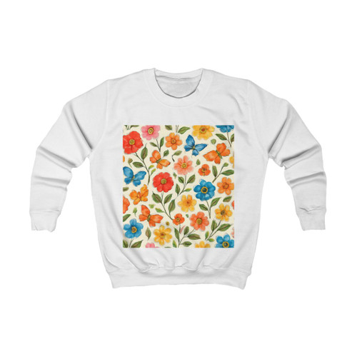 Whimsical Garden Play - Kids Sweatshirt