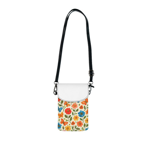 Whimsical Garden Play - Small Cell Phone Wallet