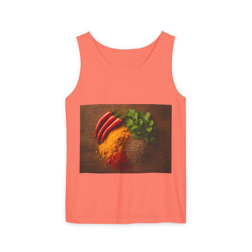 Sizzling Spice Medley - Unisex Garment-Dyed Tank Top