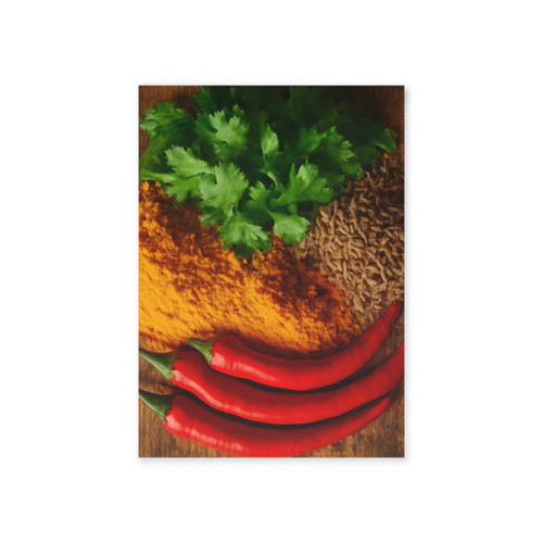 Sizzling Spice Medley - Holiday Cards (Two-sided print)