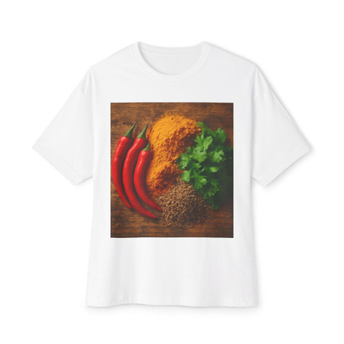 Sizzling Spice Medley - Unisex Oversized Boxy Tee