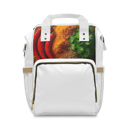 Sizzling Spice Medley - Multifunctional Diaper Backpack