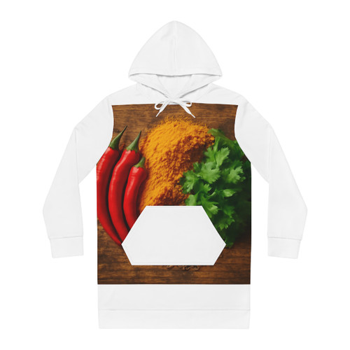 Sizzling Spice Medley - Women's Hoodie Dress (AOP)