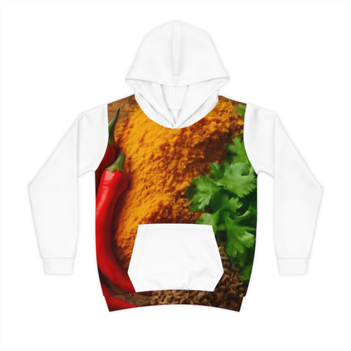 Sizzling Spice Medley - Children's Hoodie (AOP)