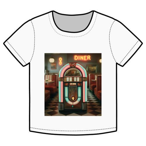 Classic Diner Dreams - Organic Rib Baby Tee