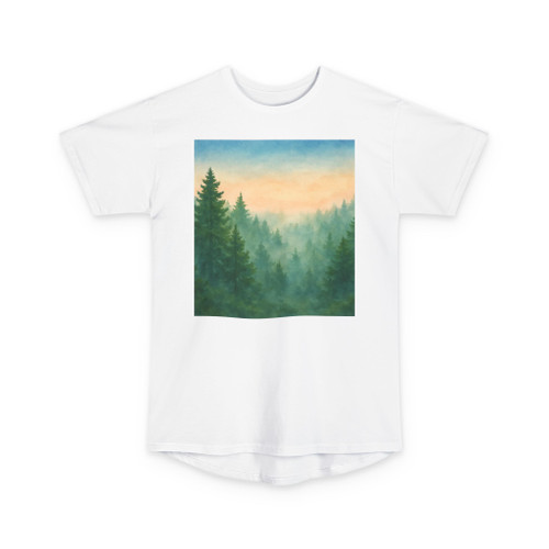 Whispering Pines - Unisex Long Body Urban Tee