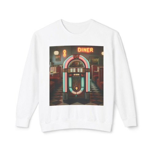Classic Diner Dreams - Unisex Lightweight Crewneck Sweatshirt