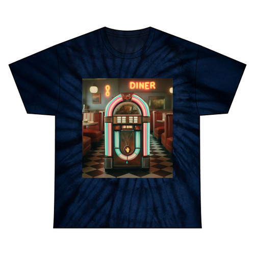 Classic Diner Dreams - Unisex Tie Dye Cotton Tee