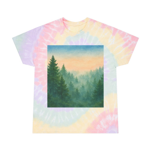 Whispering Pines - Tie-Dye Tee, Spiral