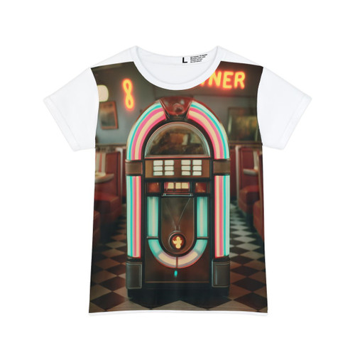 Classic Diner Dreams - Women's Short Sleeve Shirt (AOP)
