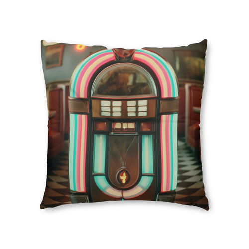 Classic Diner Dreams - Tufted Floor Pillow, Square