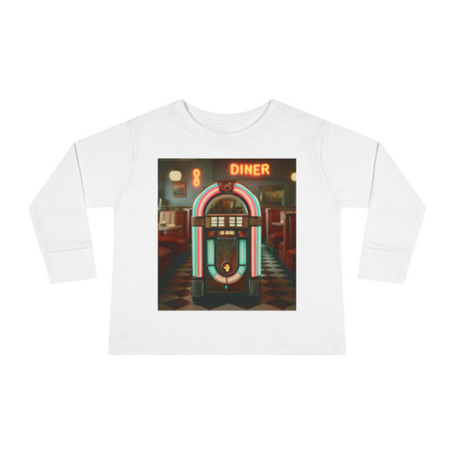 Classic Diner Dreams - Toddler Long Sleeve Tee