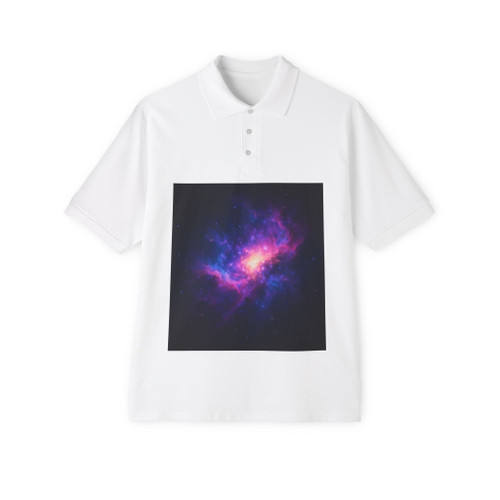 Luminous Nebula - Men's Piqué Polo