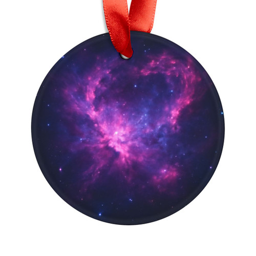 Celestial Drift Odyssey - Acrylic Ornament with Ribbon