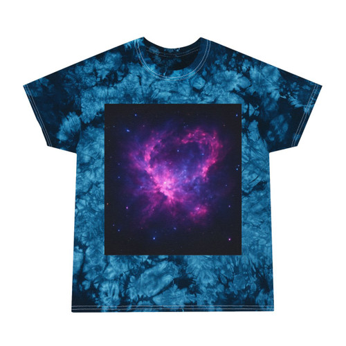 Celestial Drift Odyssey - Tie-Dye Tee, Crystal