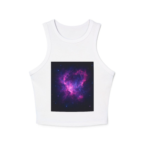 Celestial Drift Odyssey - Women's Micro Rib Racer Tank Top