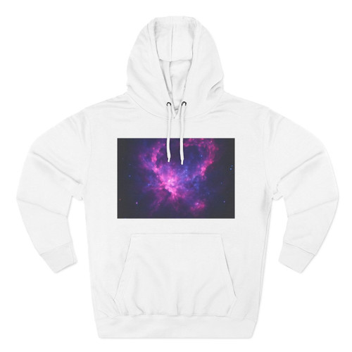 Celestial Drift Odyssey - Three-Panel Fleece Hoodie