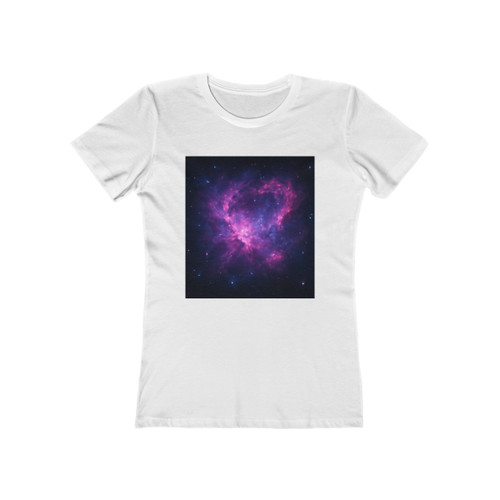 Celestial Drift Odyssey - The Boyfriend Tee for Women